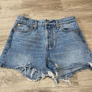 Levi high waist shorts